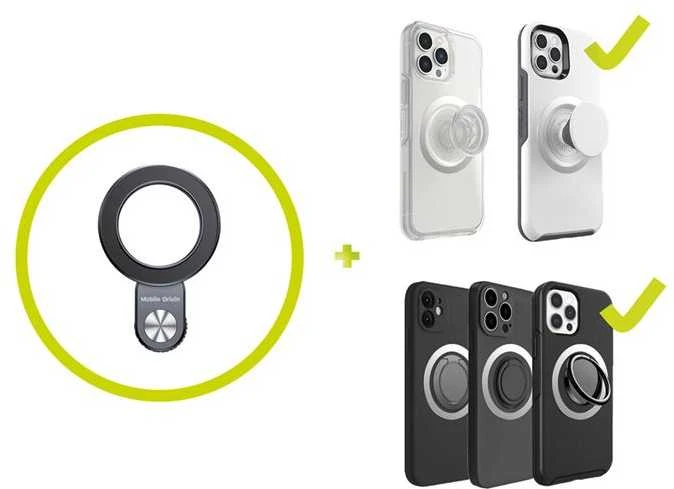 Automobilinis laikiklis Mobile Origin 2in1 Dash and Vent Magnetic Car Holder, MO21