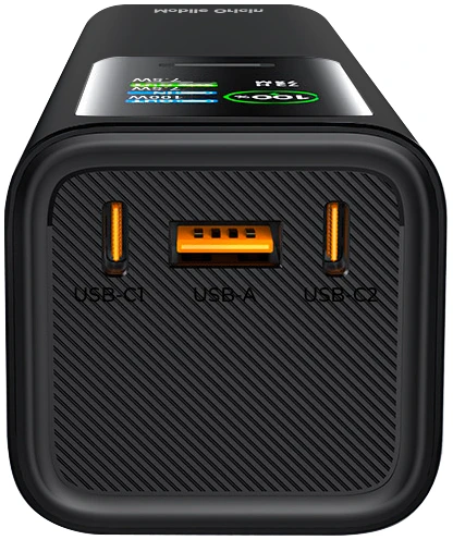Mobile Origin 30000 mAh išorinė baterija su TFT ekranu ir žibintuvėliu PB17 – 2x USB-C + USB-A