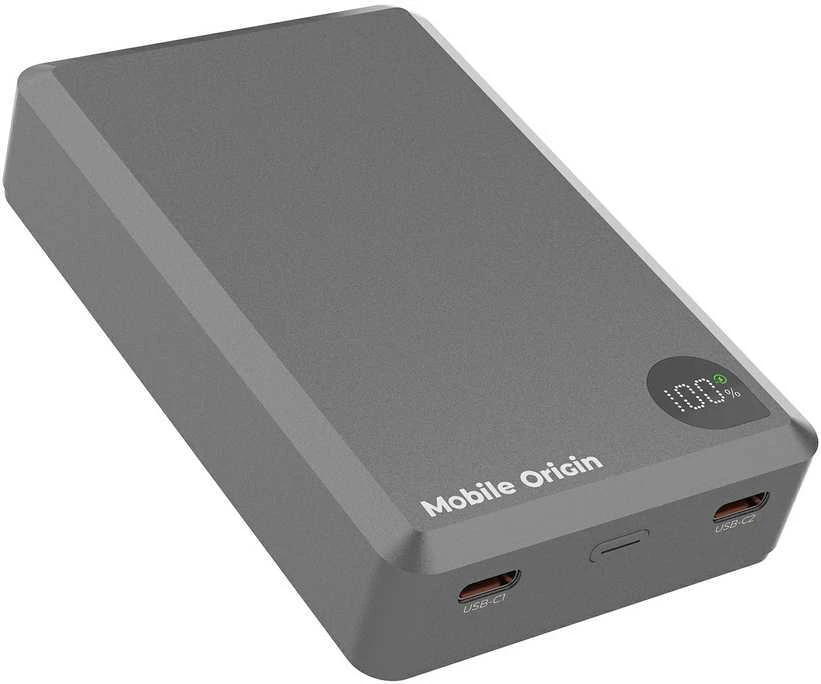 Mobile Origin 30 W PD 20000 mAh aliuminio išorinis akumuliatorius PB14, suderinamas su MagSafe