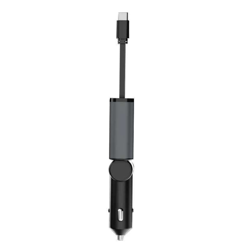 Mobile Origin 3in1 50W automobilinis įkroviklis CA27 – USB-C + USB-A, USB-C Cable