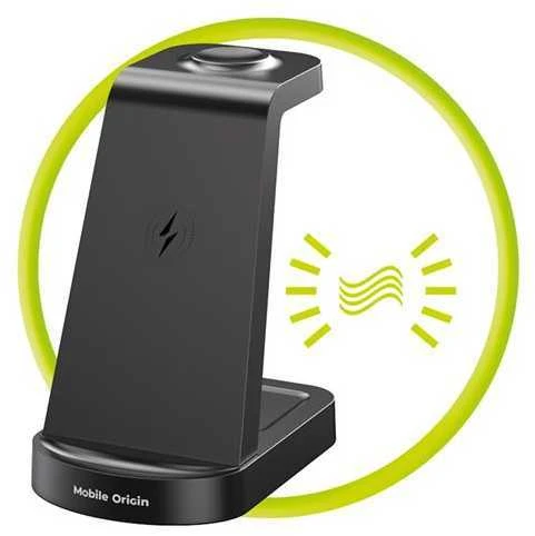 Mobile Origin 3in1 belaidis įkroviklis PW14, suderinamas su „MagSafe“