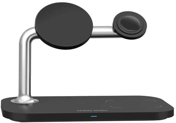 Mobile Origin 3in1 Wireless Magnetic Charger MO1, juodas