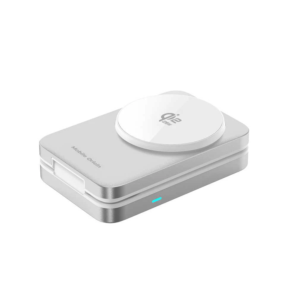 „Mobile Origin 3in1 Qi2 25W“ sulankstomas įkrovimo stovas PW35, suderinamas su „MagSafe“