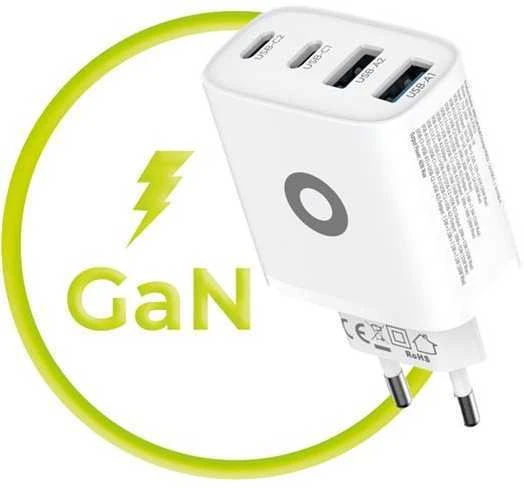 Įkroviklis Mobile Origin 40W GaN sieninis įkroviklis PW22 - 2x USB-C + 2x USB-A