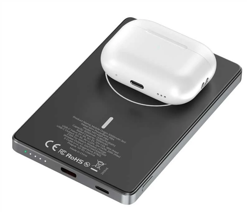 Mobile Origin 5000mAh 3in1 Metal Slim PowerBank PB4