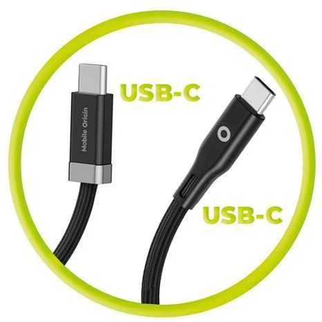 Mobile Origin 60W magnetinis USB-C į USB-C 1,5 m CB6 laidas