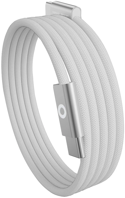 „Mobile Origin“ 60 W itin plonas USB-C į USB-C kabelis, 1 m, CB11 Baltas