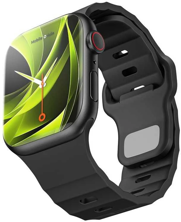 „Mobile Origin Strap III“, juodas - Apple Watch 49mm/46mm/45mm/44mm