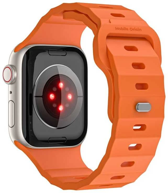 „Mobile Origin Strap III“, oranžinis - Apple Watch 49mm/46mm/45mm/44mm