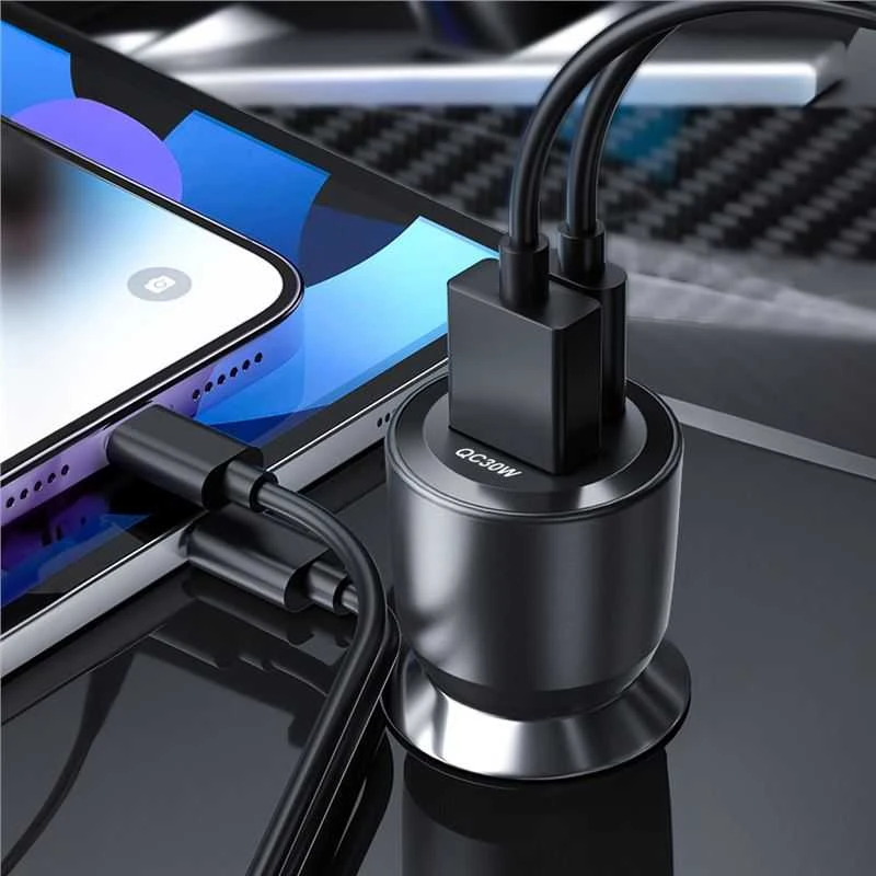 Mobile Origin automobilinis įkroviklis 60 W USB-C ir USB-A