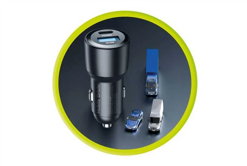 Mobile Origin automobilinis įkroviklis 60 W USB-C ir USB-A