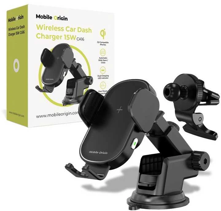 „Mobile Origin“ belaidis automobilio įkroviklis 15 W CA16