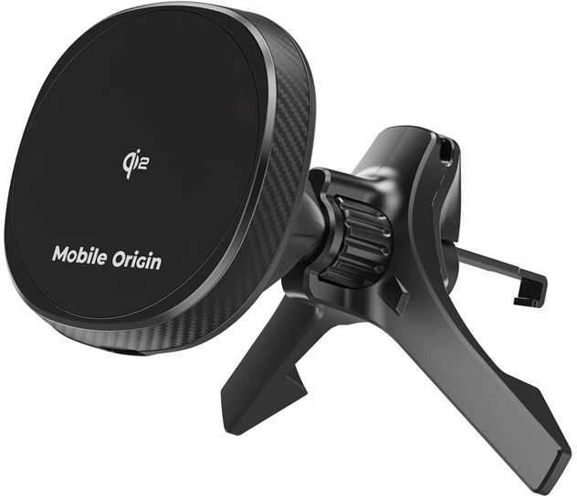 Mobile Origin belaidis automobilio ventiliacijos angos Qi2 įkroviklis CA15