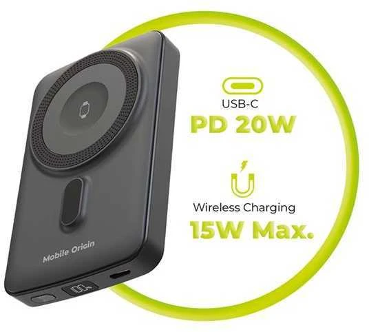 Mobile Origin belaidis magnetinis įkroviklis 10000mAh PB9