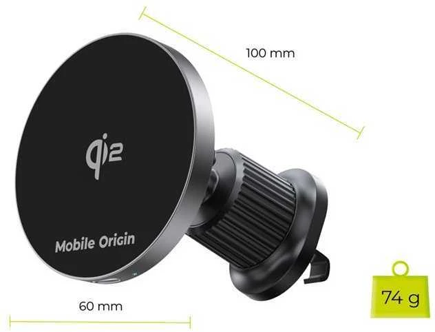 „Mobile Origin“ belaidis metalinis automobilinis įkroviklis CA14