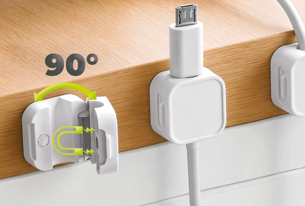 Mobile Origin Cable Cord Organizer Holder CB8 Baltas
