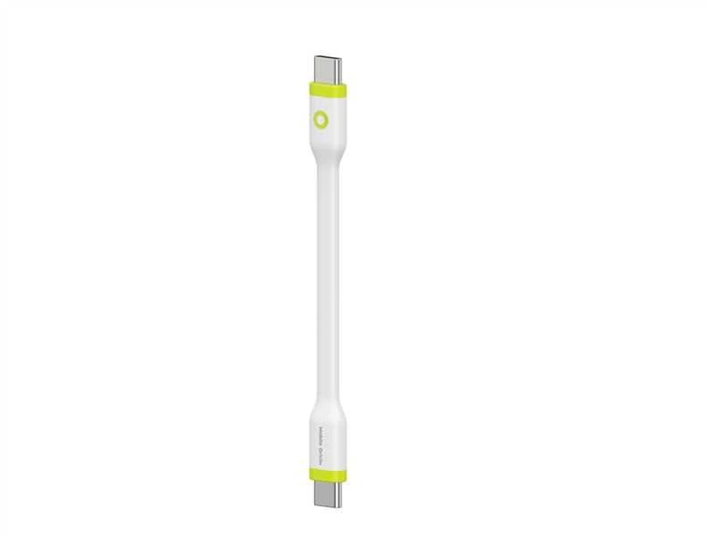 Mobile Origin Kompaktiškas USB-C į USB-C laidas, baltas