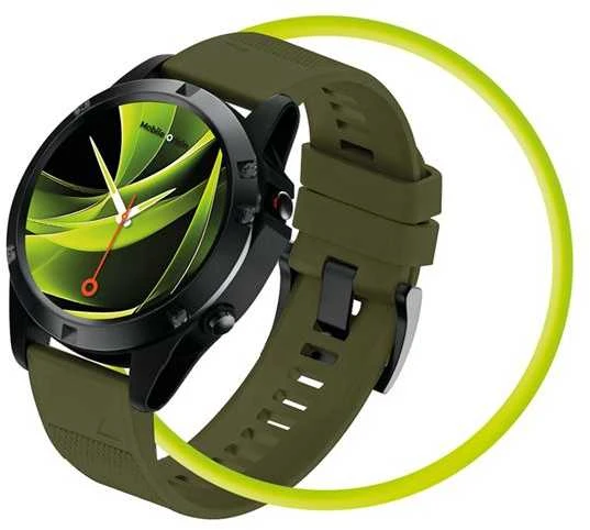 Mobile Origin Greito tvirtinimo dirželis Easy Strap, skirtas Garmin ES1, 22 mm, tamsiai žalias