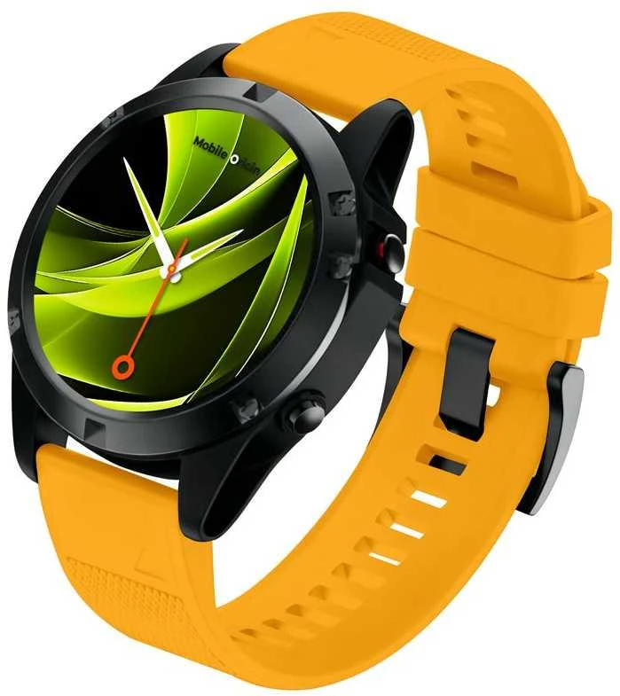 Mobile Origin Lengvai keičiamas Quick Fit dirželis, skirtas Garmin ES1, 22 mm, geltonas