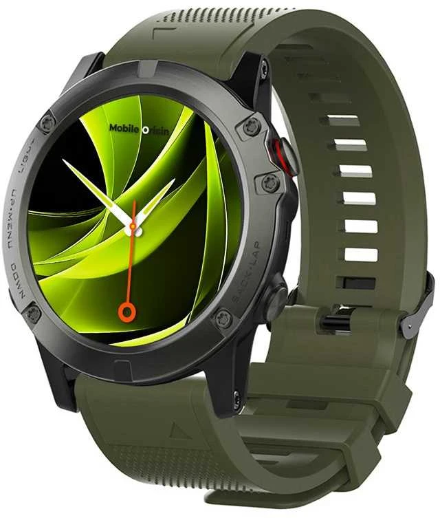 Mobile Origin Greito tvirtinimo dirželis Easy Strap, skirtas Garmin ES1, 22 mm, tamsiai žalias