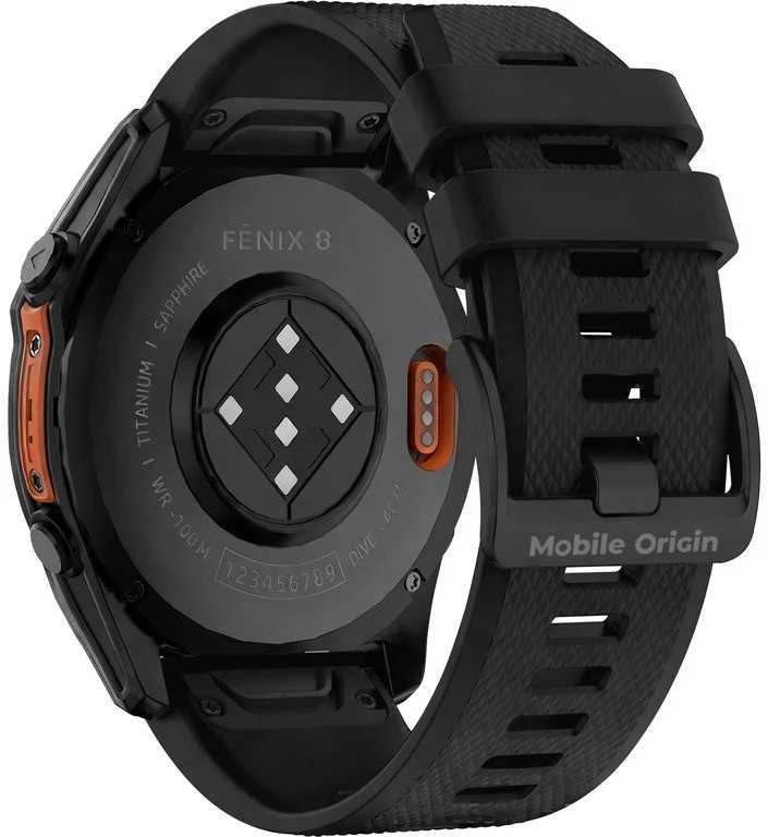 Mobile Origin Lengvas Quick Fit dirželis, skirtas Garmin ES1, 22mm juodas