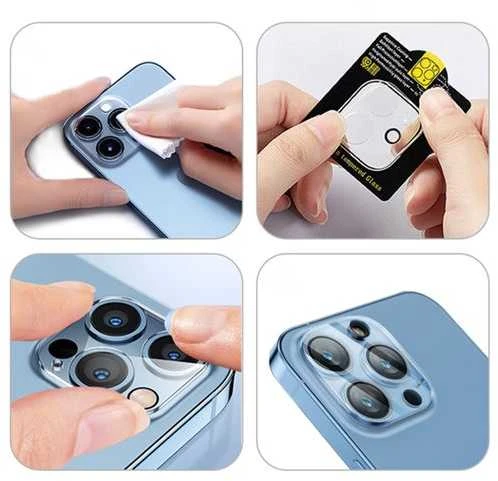 „Mobile Origin Easy Lens“ pilnas dangtelis, skaidrus – iPhone 14 / 14 Plus