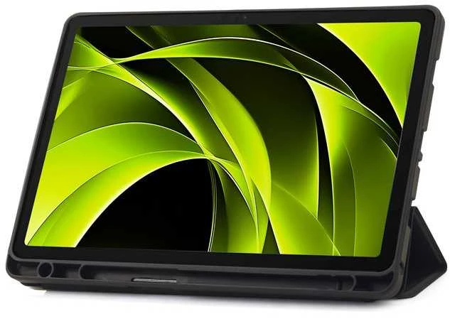Mobile Origin Lengvai naudojamas visiškai dengiantis planšetės dėklas, juodas - Samsung Galaxy Tab A9+