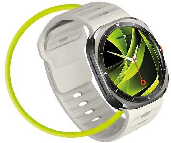 „Mobile Origin Easy Strap“ silikoninis dirželis Galaxy Watch Ultra 47mm Starlight