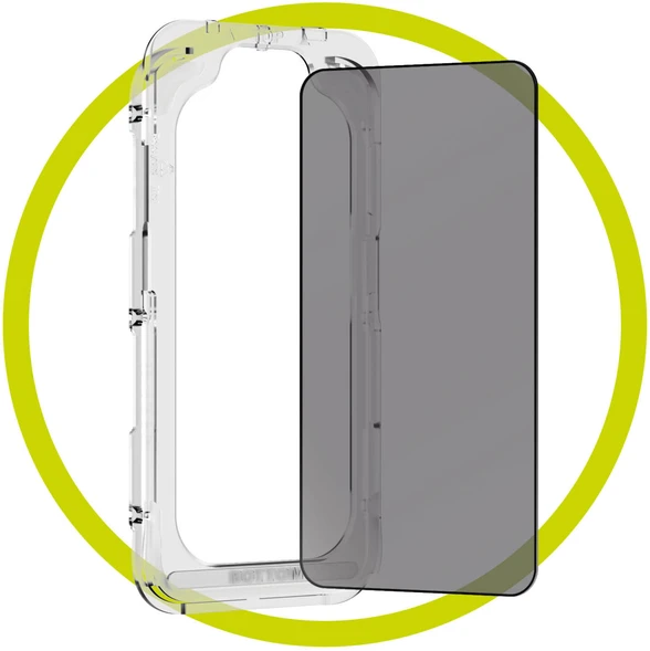 Mobile Origin EasyGlass Privacy su aplikatoriumi iPhone 15/iPhone 16