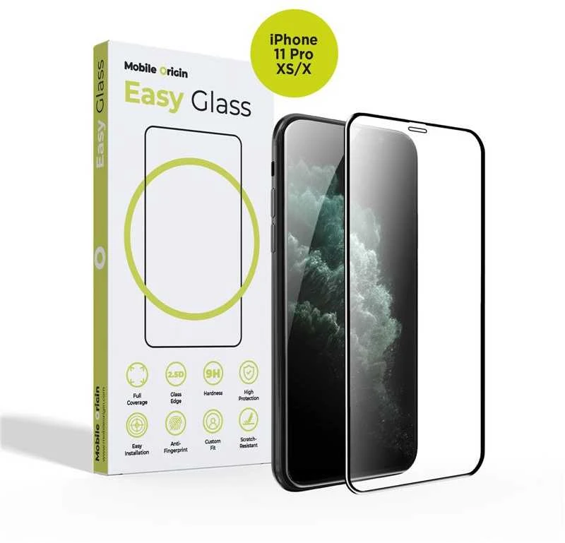 Mobile Origin „EasyGlass“ mobiliesiems telefonams – iPhone 11 Pro/XS/X