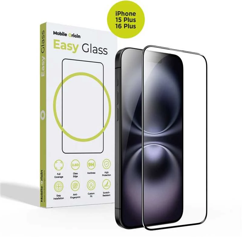 „Mobile Origin EasyGlass“ – „iPhone 15 Plus“ / „16 Plus“