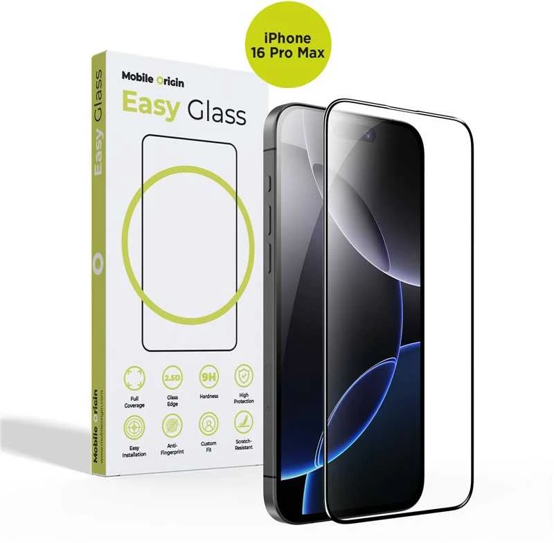„Mobile Origin EasyGlass“ – „iPhone 16 Pro Max“
