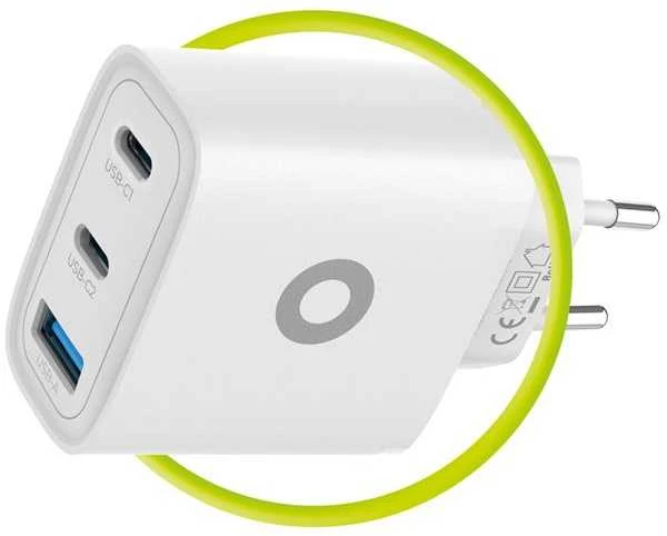 Mobile Origin GaN 40W sieninis įkroviklis MO13, 1 USB-A + 2 USB-C