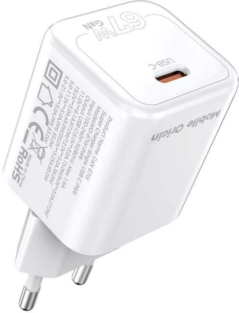 Įkroviklis Mobile Origin GaN 67W Super Charger Single USB-C PW6