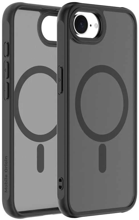 Dėklas Mobile Origin Exkluzivni Mobile Origin Hybrid MagSafe Case, matte juodas - iPhone 16e