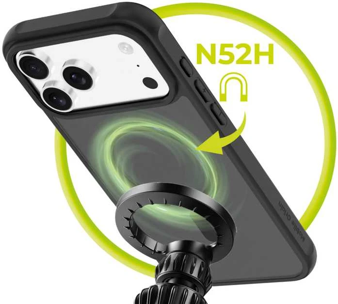 Dėklas Mobile Origin Exkluzivni Mobile Origin Hybrid MagSafe Case, matte juodas - iPhone 17 Pro Max