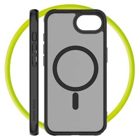 Dėklas Mobile Origin Exkluzivni Mobile Origin Hybrid MagSafe Case, matte juodas - iPhone 16e