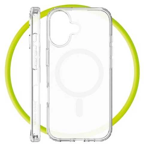 Mobile Origin hibridinis „MagSafe“ dėklas, skaidrus – „iPhone 16“