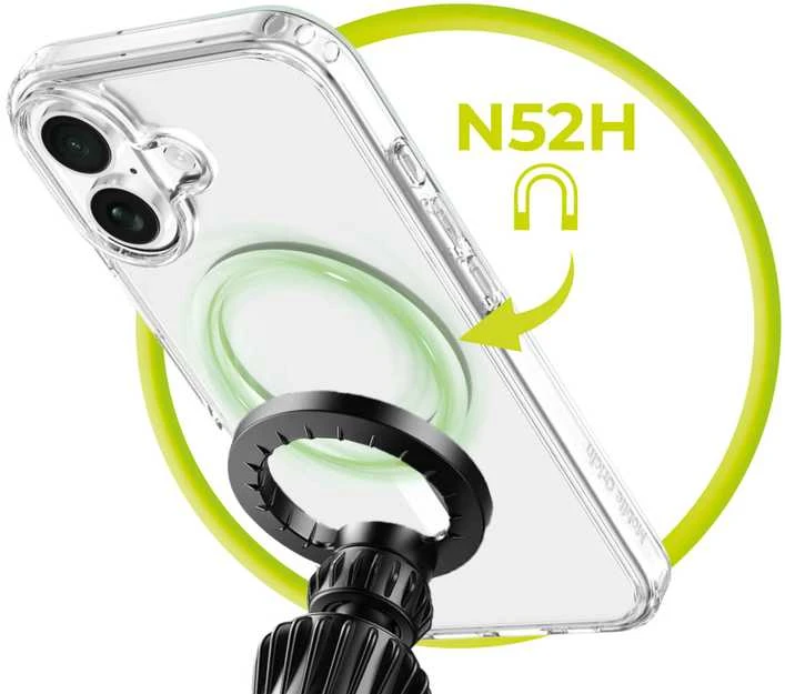 Mobile Origin hibridinis „MagSafe“ dėklas, skaidrus – „iPhone 16“