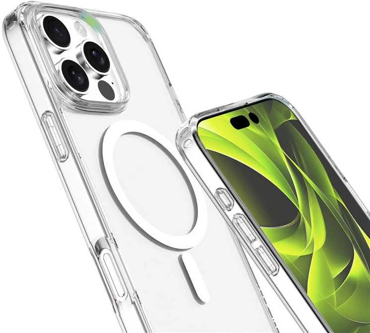 Mobile Origin hibridinis „MagSafe“ dėklas, skaidrus – „iPhone 16 Pro Max“