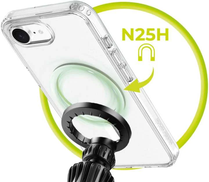 Mobile Origin Exkluzivni Mobile Origin hibridinis „MagSafe“ dėklas, skaidrus – „iPhone 16e“
