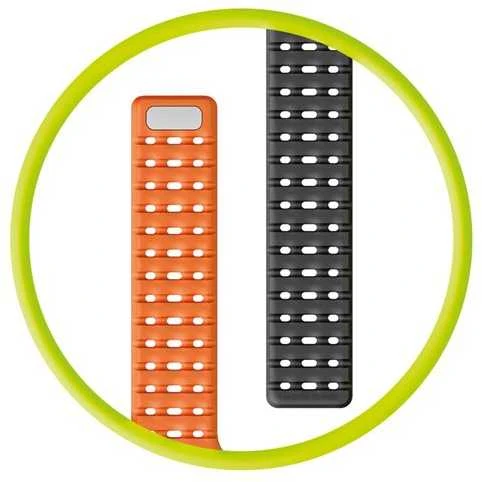 Mobile Origin magnetinis dirželis, juodas/oranžinis - AW Ultra 2/1 (49 mm) 9/8/7 (45 mm)/6/SE/5/4 (44 mm)/3/2/1 (42 mm)