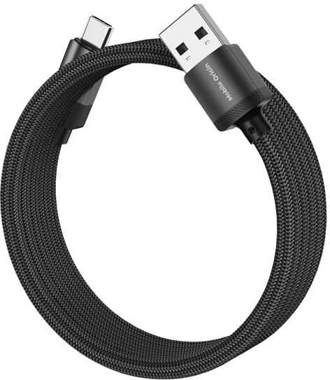 Mobile Origin Magnetinis patentuotas originalus kabelis USB-A į USB-C 1 m, juodas