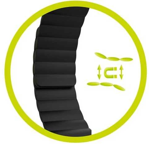 Mobile Origin magnetinis laikrodžio dirželis II, žalias/juodas – „Apple Watch“ 49 mm / 46 mm / 45 mm / 44 mm