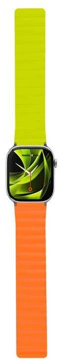 Mobile Origin magnetinis laikrodžio dirželis II, oranžinis/žalias - Apple Watch 49mm/46mm/45mm/44mm