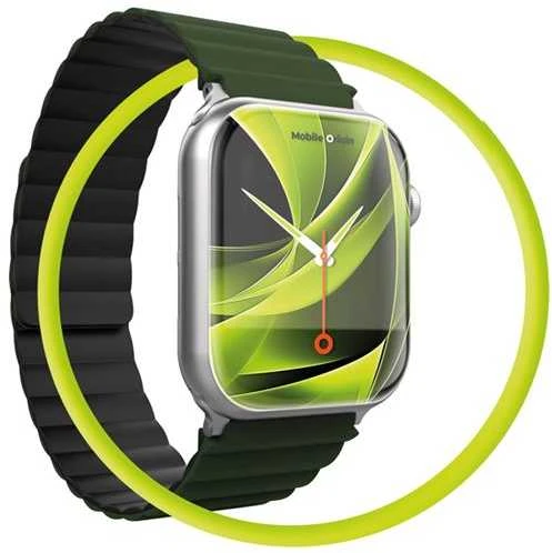 Mobile Origin magnetinis laikrodžio dirželis II, žalias/juodas – „Apple Watch“ 49 mm / 46 mm / 45 mm / 44 mm