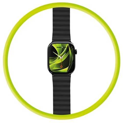 Mobile Origin Magnetinis laikrodžio dirželis II, juodas/juodas - Apple Watch 49mm/46mm/45mm/44mm