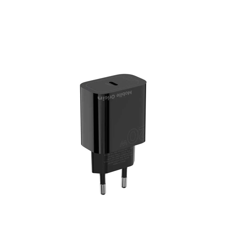 Mobile Origin PD20W laidinis įkroviklisMO11, juodos spalvos, 1 USB-C