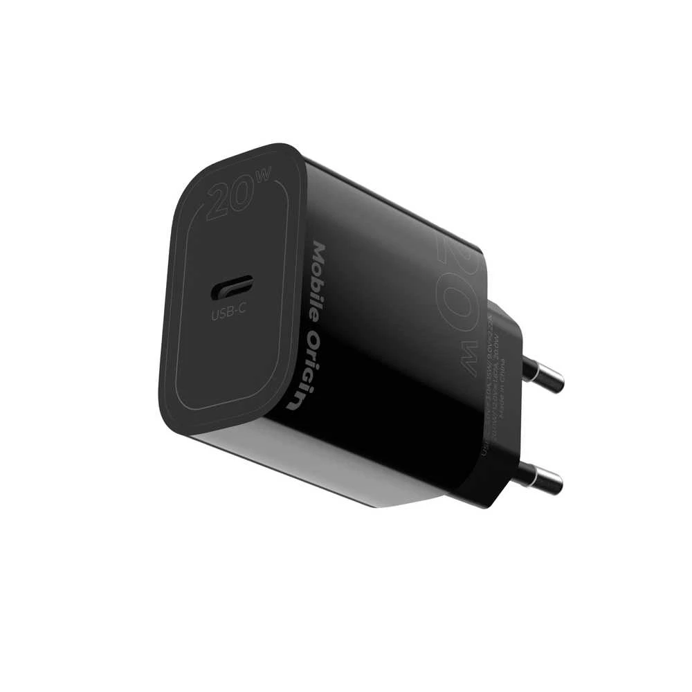 Mobile Origin PD20W laidinis įkroviklisMO11, juodos spalvos, 1 USB-C