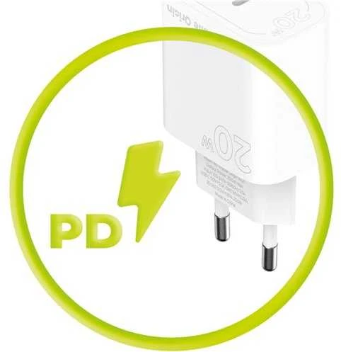 „Mobile Origin PD20W“ sieninis įkroviklis MO11, 1 USB-C
